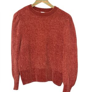 H&M Brick Red Crew Neck Sweater